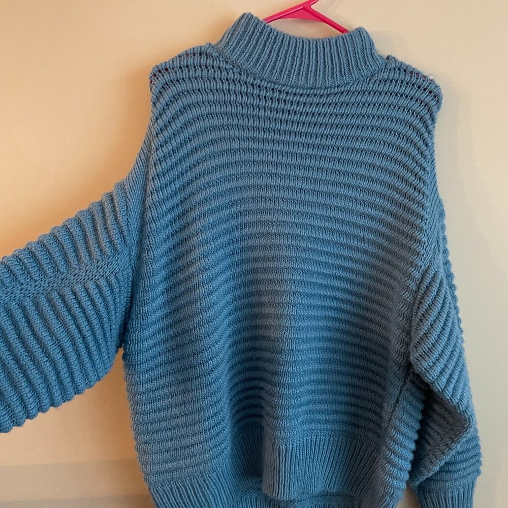Blue H&M Oversized Sweater